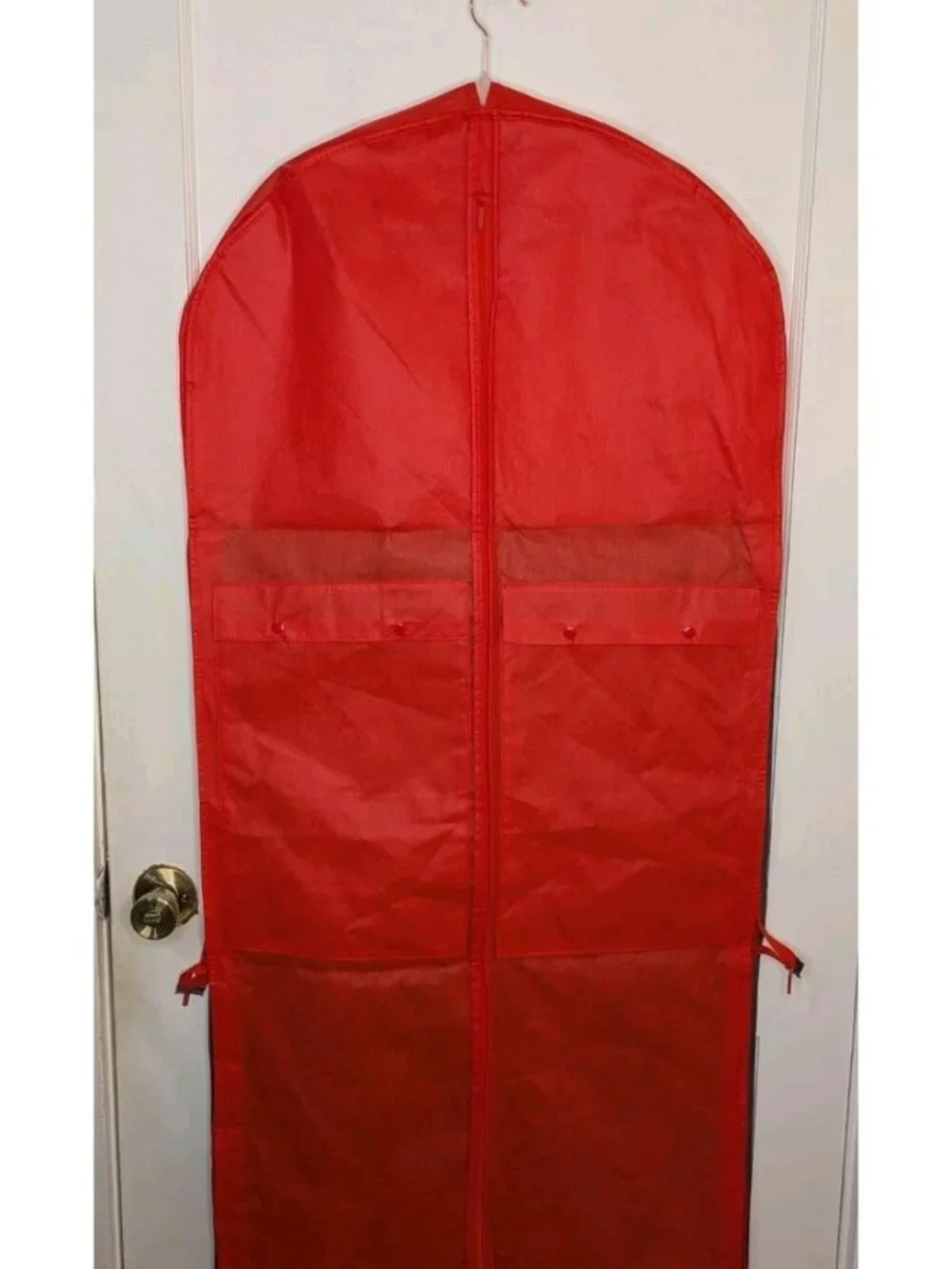 Isaia Napoli Garment Bag For Travel in Purple Red